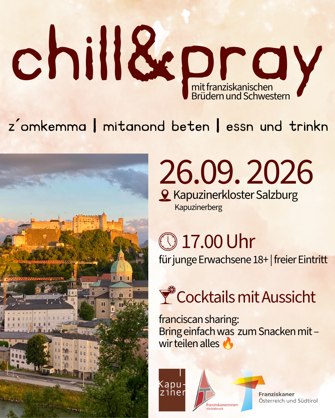 Plakat Chill and Pray September 2026