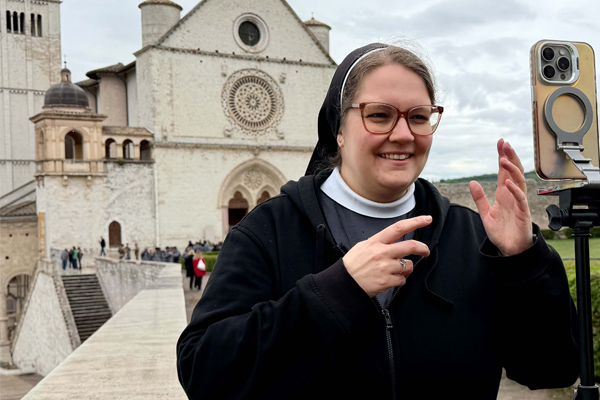 Sr. Ida Vorel in Assisi